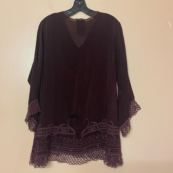 Johnny Was Assic Embroidered Top Tunic Size Medium Next To New Condition - Picture 6 of 9